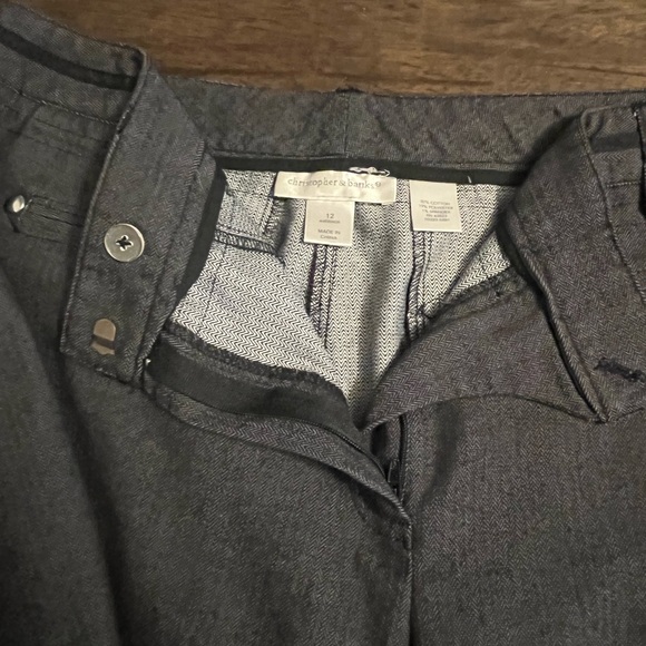 Black hatchmark trousers - Picture 8 of 8